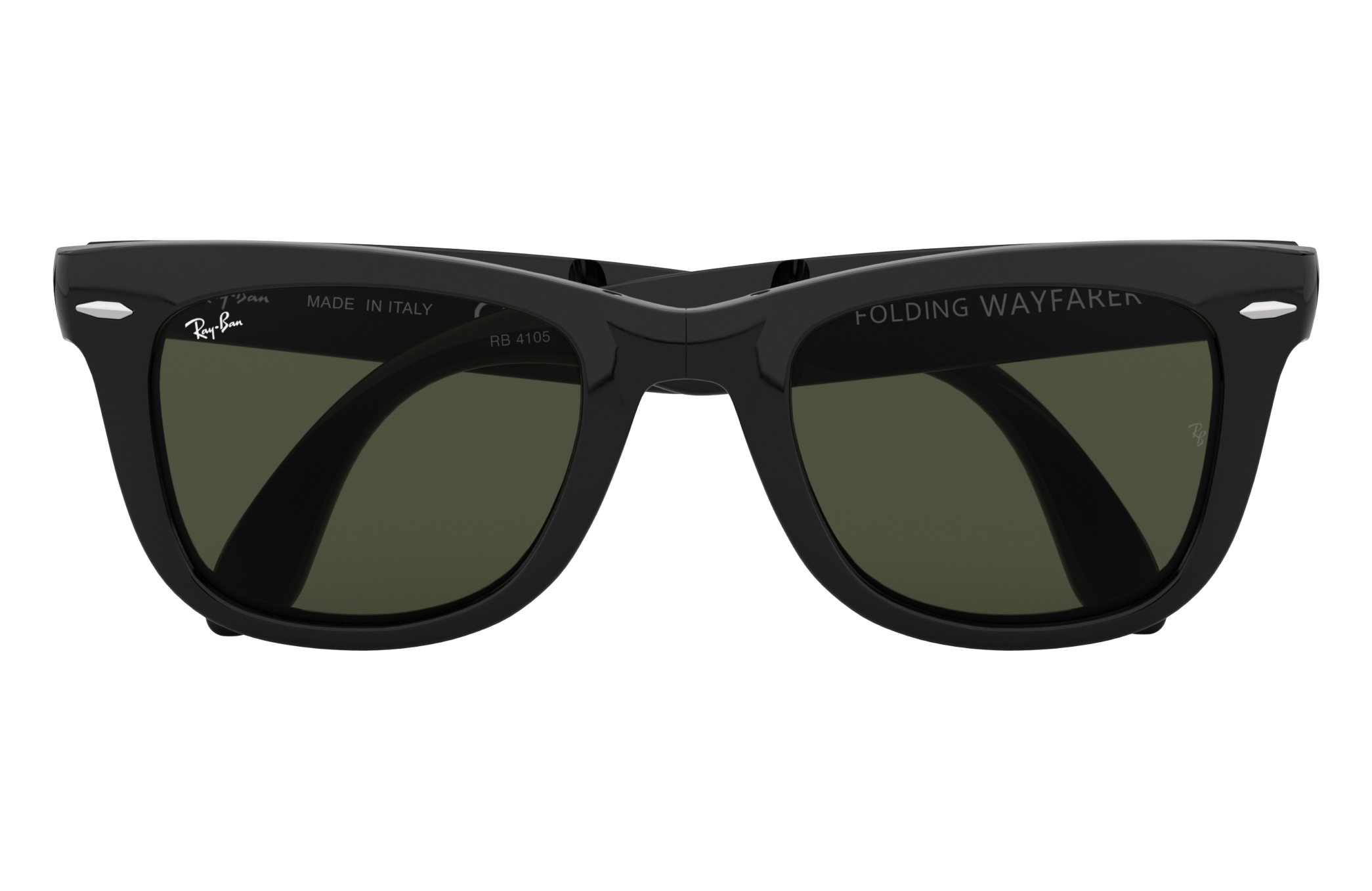ray ban 4105 folding wayfarer sunglasses
