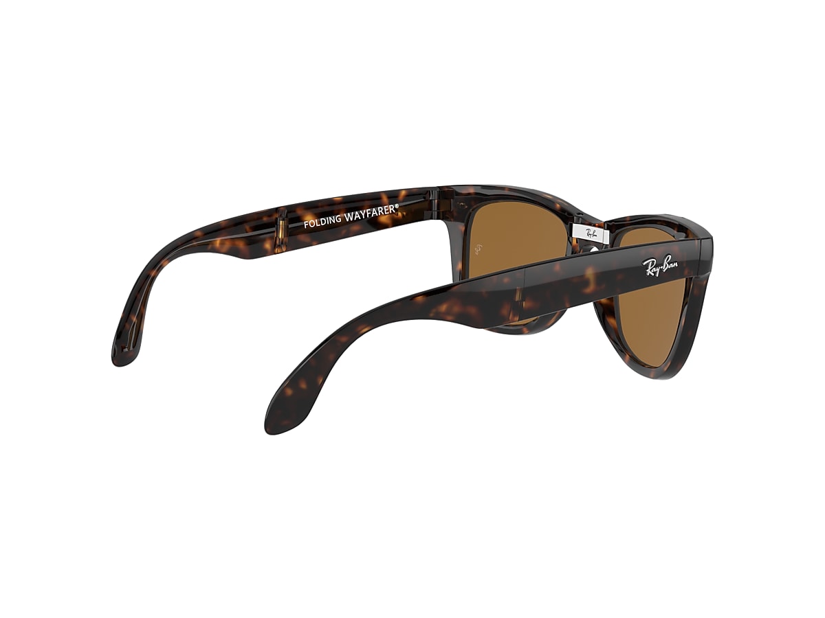 WAYFARER FOLDING CLASSIC Sunglasses in Light Havana and Brown
