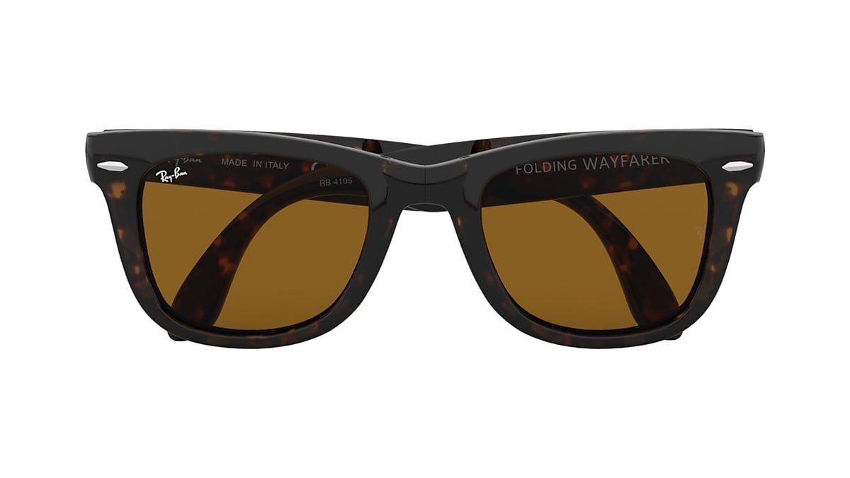 Perseus biografie ritme Wayfarer Folding Classic Sunglasses in Light Havana and Brown | Ray-Ban®