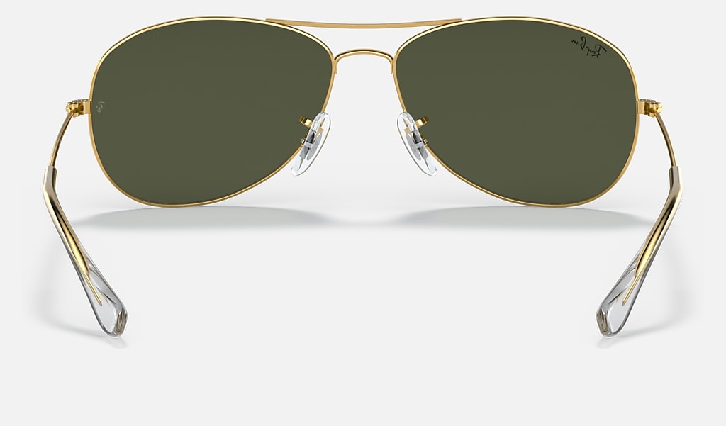 frokost guitar uhyre Ray-Ban Cockpit RB3362 Gold - Metal - Green Lenses - 0RB3362 59 001 | Ray- Ban® USA