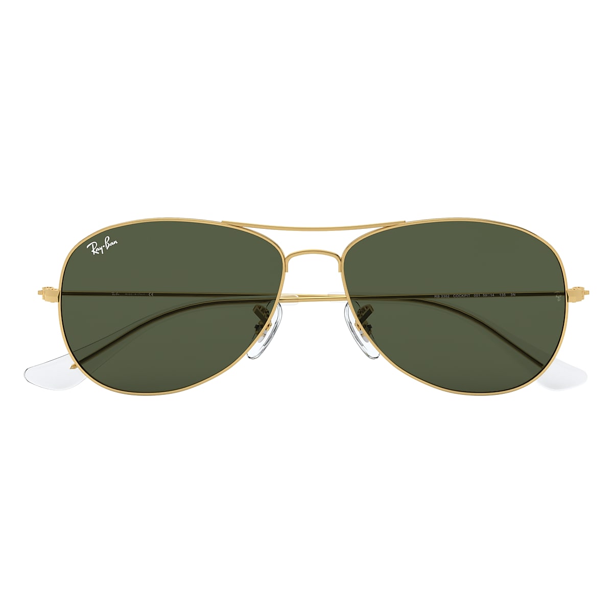 レイバン公式ストア】 Ray-Ban® COCKPIT サングラス | Gold X Green 