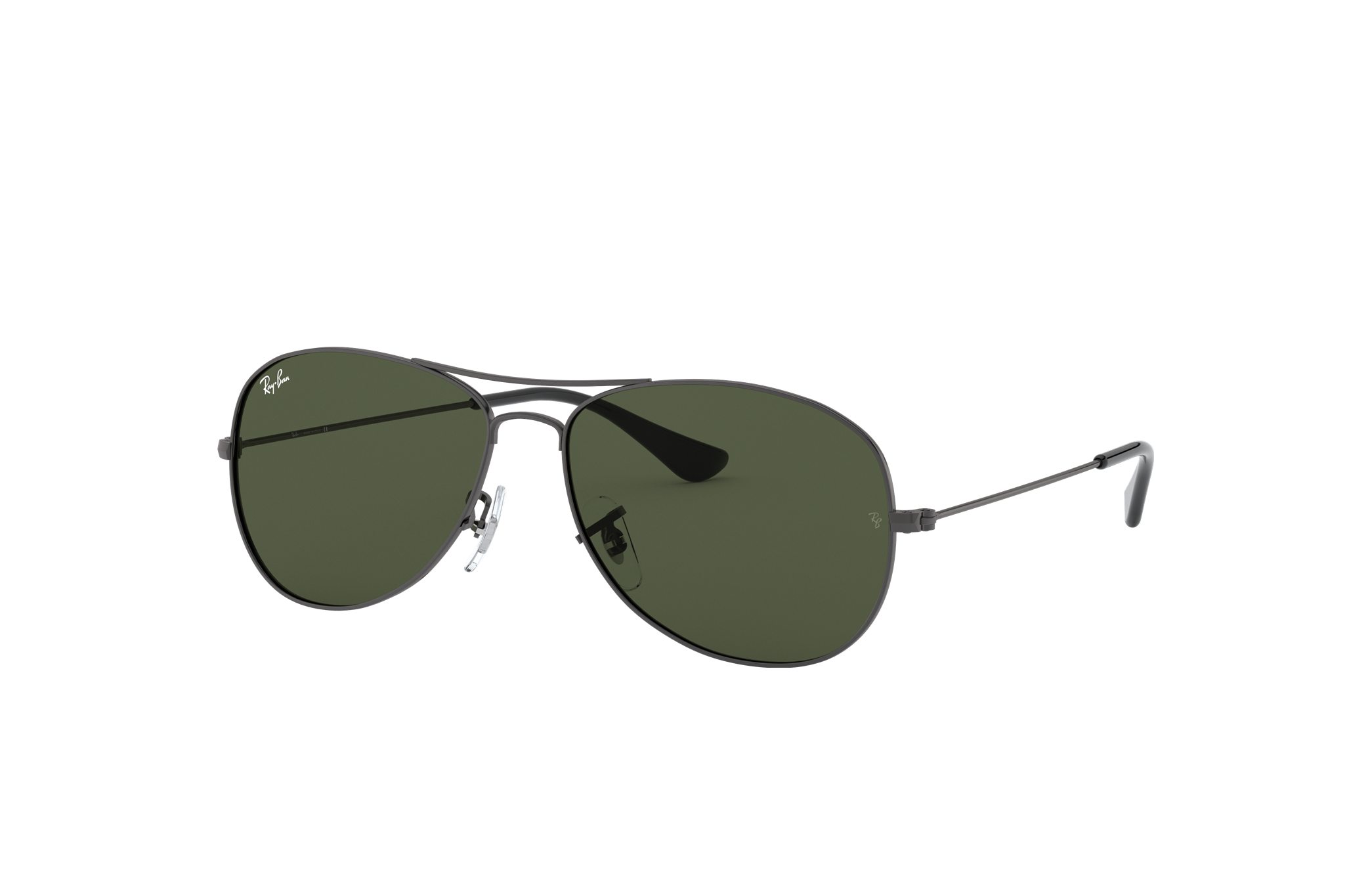 Cockpit Sunglasses in Gunmetal and Green - RB3362 | Ray-Ban® US