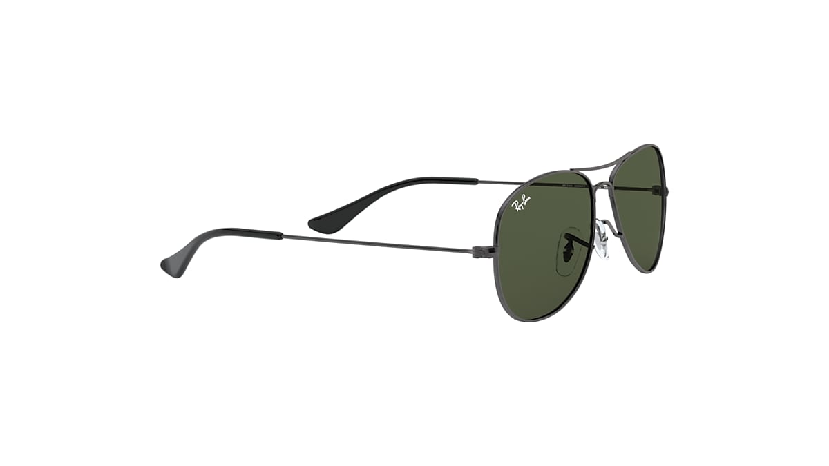 Cockpit Sunglasses in Gunmetal and Green | Ray-Ban®