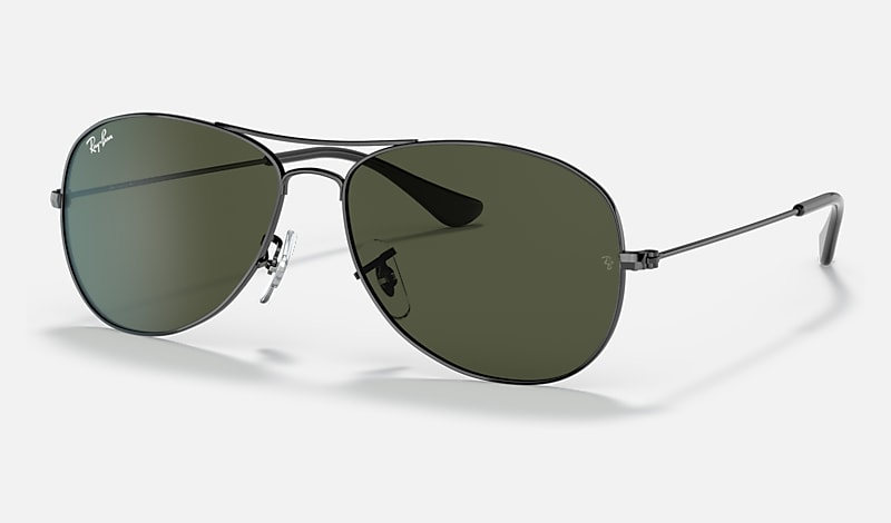 COCKPIT Sunglasses in Gunmetal and Green RB3362 Ray Ban GB