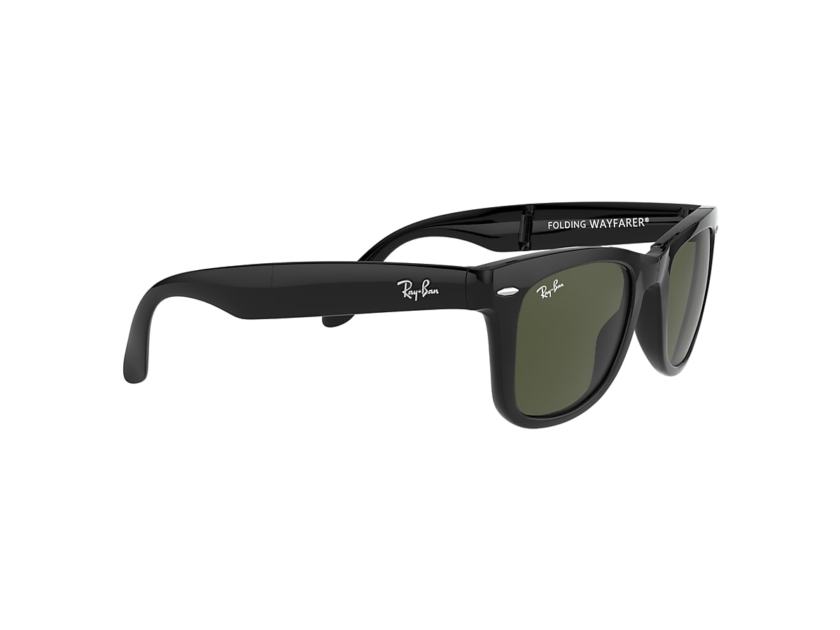 WAYFARER FOLDING CLASSIC Sunglasses in Black and Green RB4105 Ray-Ban®  US