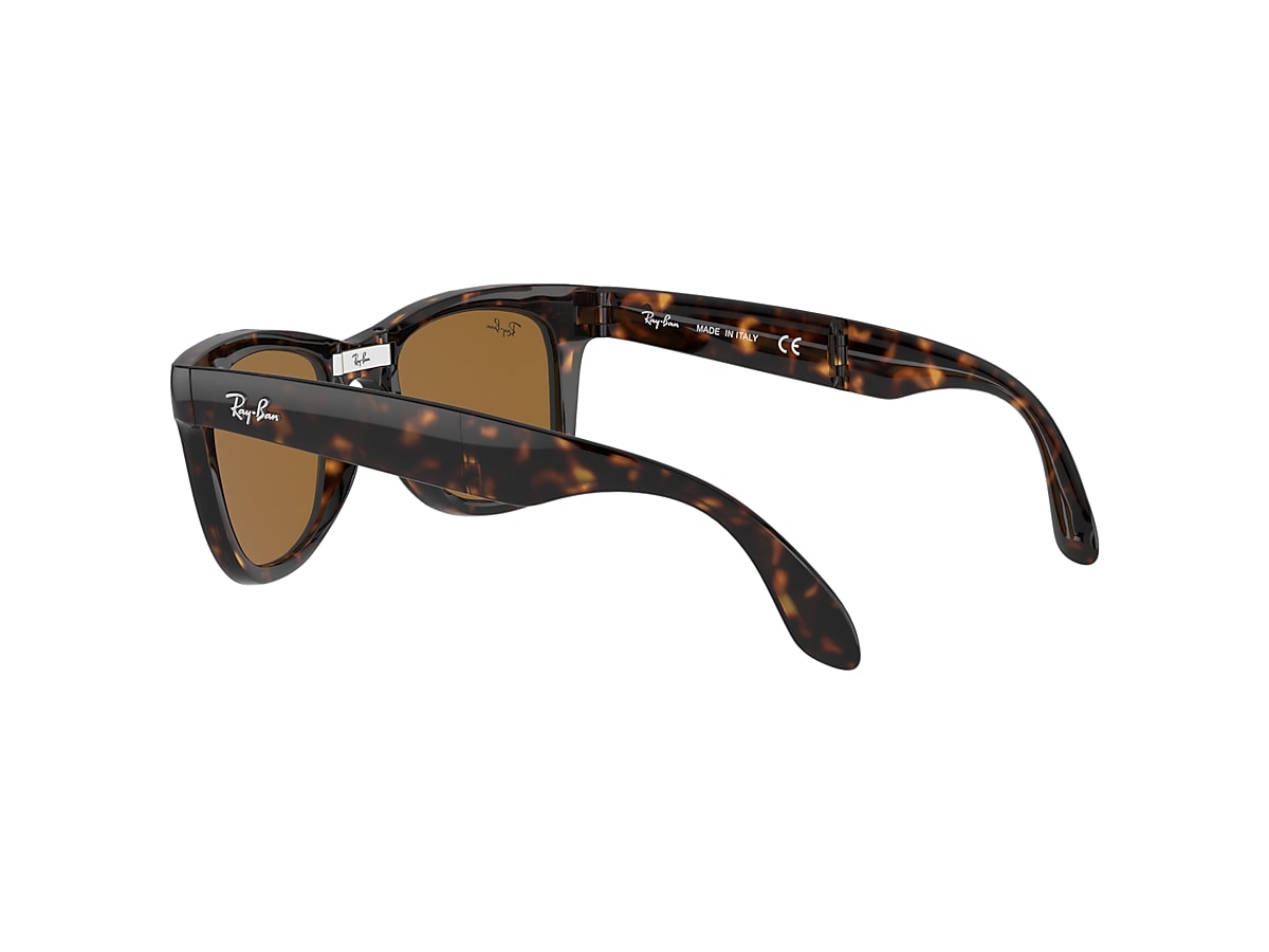 Ray ban folding wayfarer cheap polarized tortoise