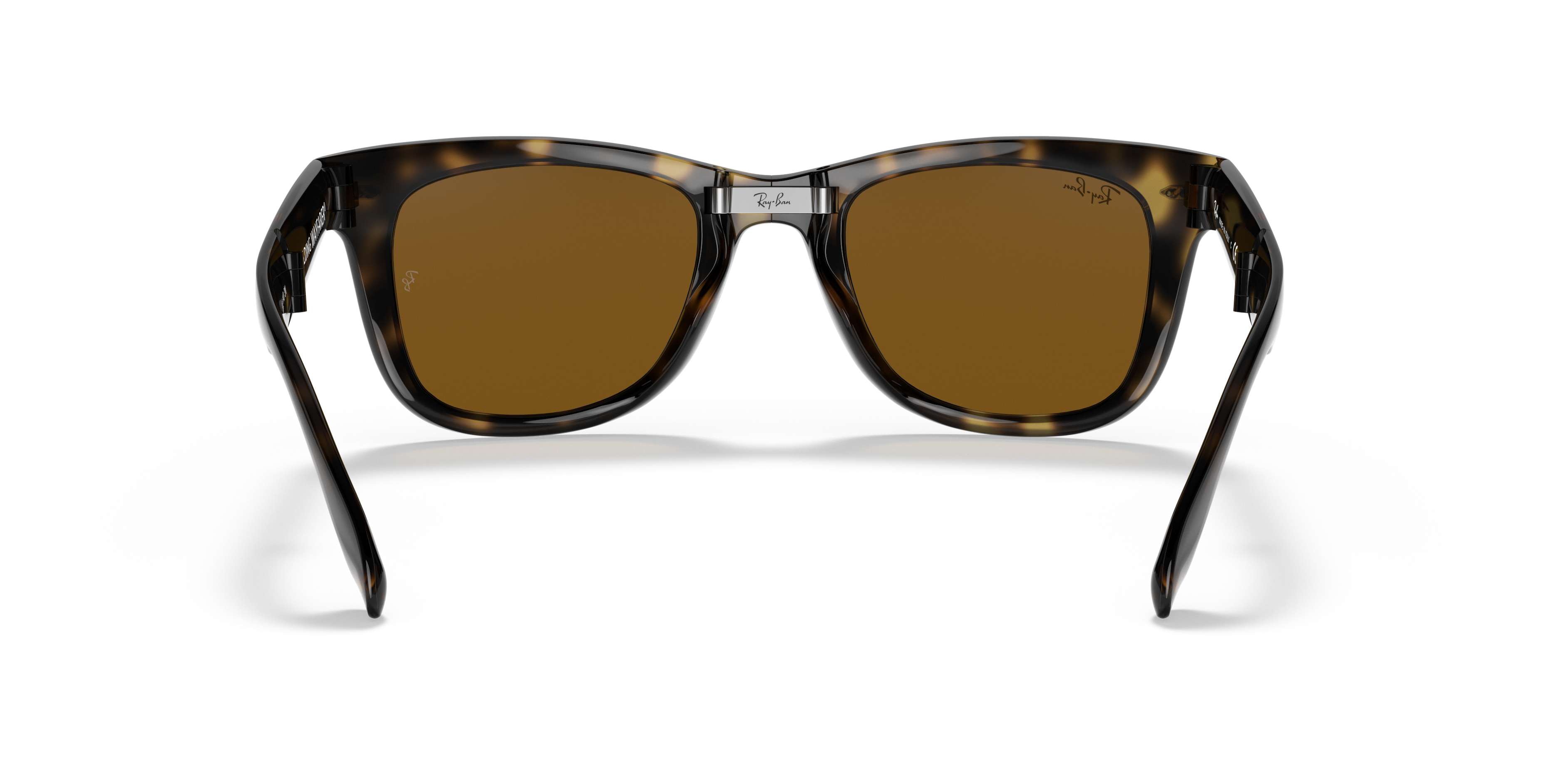 Occhiali da Sole Wayfarer Classic Pieghevoli in Tartarugato e Marrone | Ray- Ban®