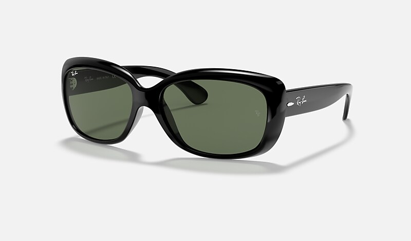 JACKIE OHH Sunglasses in Black and Dark Green RB4101 Ray Ban