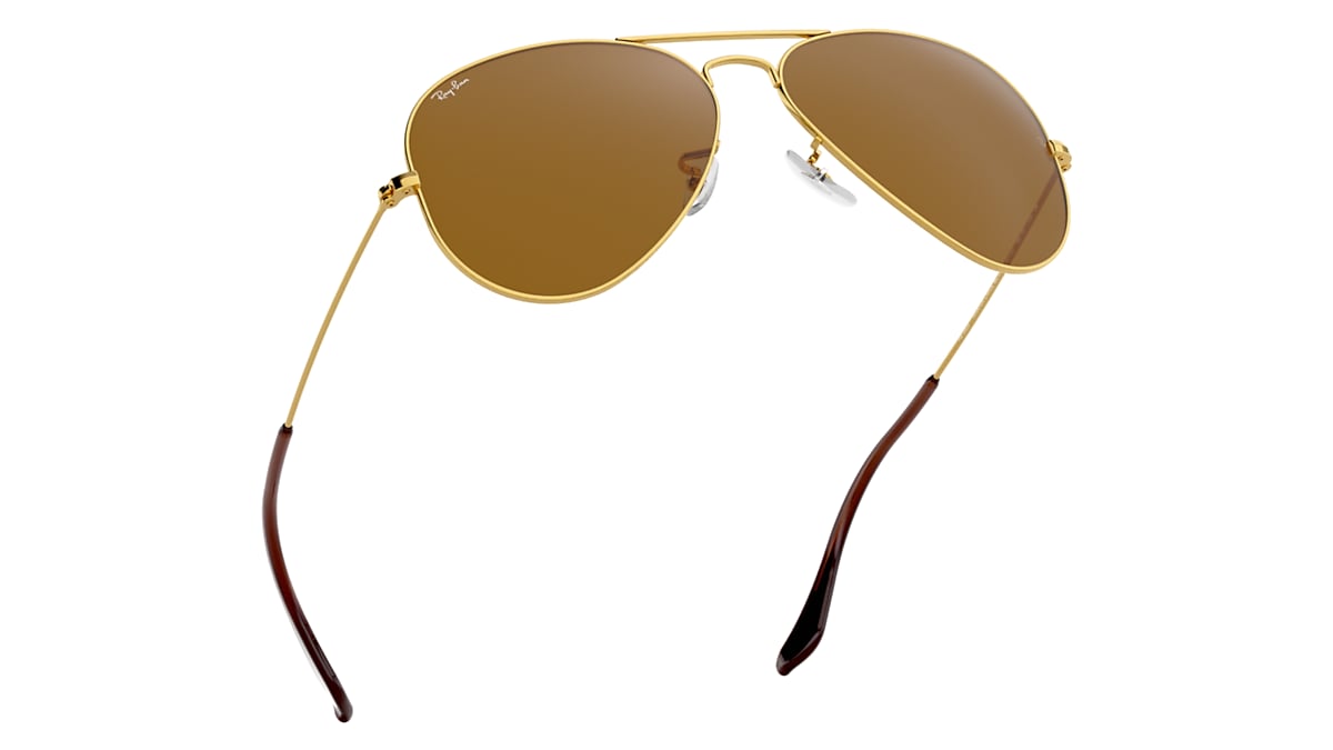 AVIATOR CLASSIC Sunglasses in Gold and Brown - RB3025 | Ray-Ban® CA