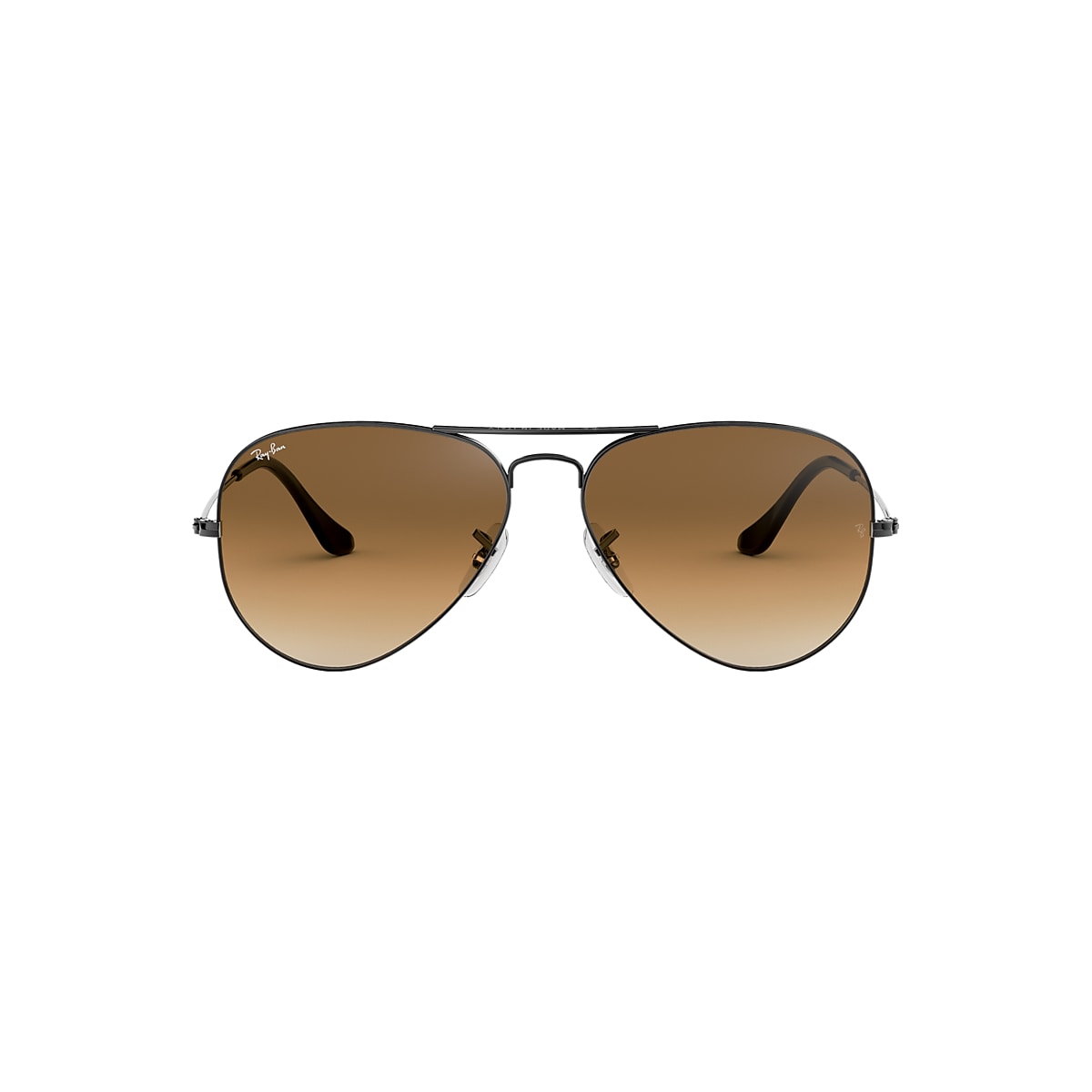 Occhiali da Sole AVIATOR GRADIENT in Gunmetal e Marrone - RB3025