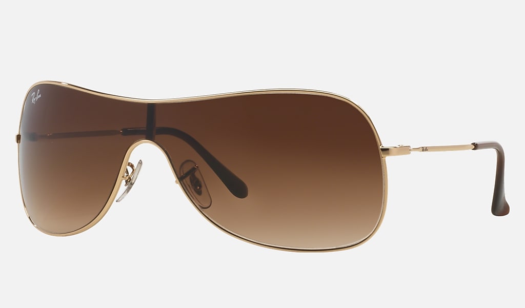 Rb3211 Sunglasses in Gold and Brown | Ray-Ban®