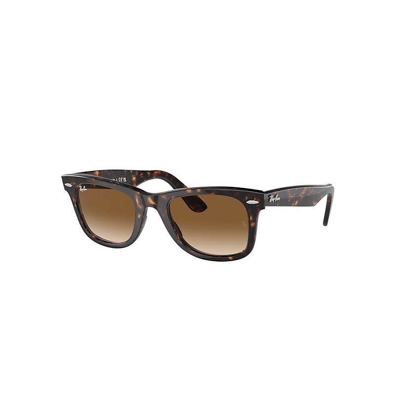 Ray-Ban Original Wayfarer Classic Sunglasses Tortoise Frame Brown Lenses 50-22