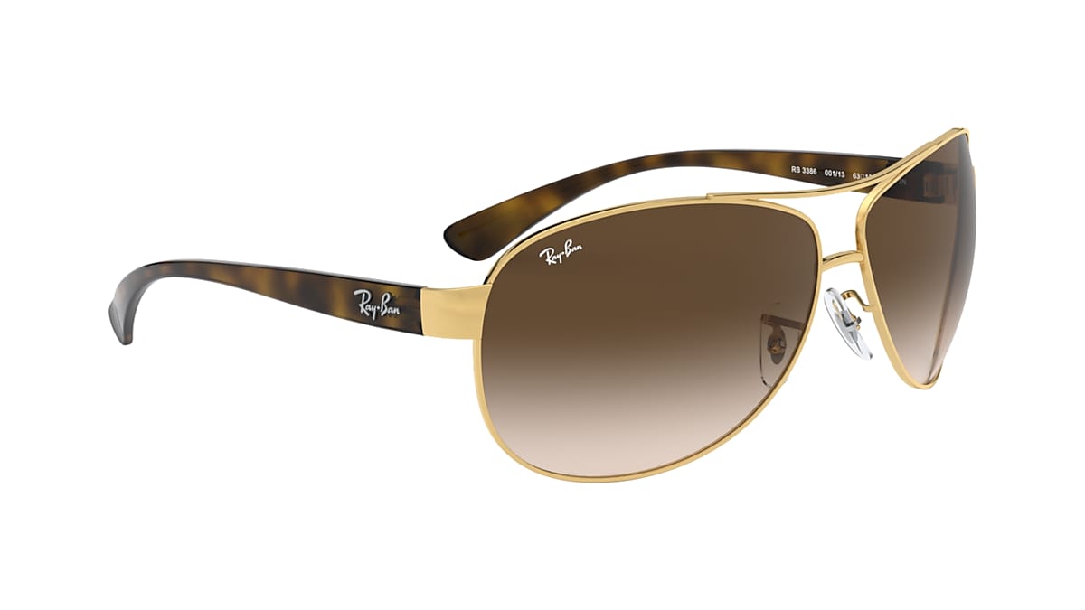 Rb3386 Sunglasses in Gold and Brown | Ray-Ban®