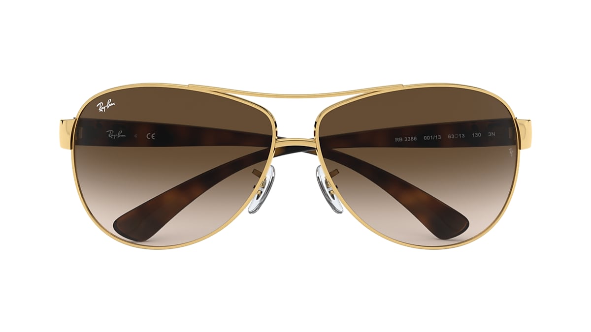 RB3386 Sunglasses in Gold and Brown - RB3386 | Ray-Ban® US