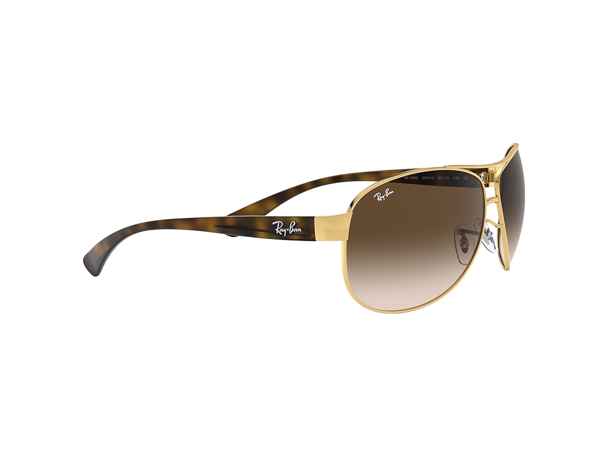 RB3386 Sunglasses in Gold and Brown - RB3386 | Ray-Ban® US