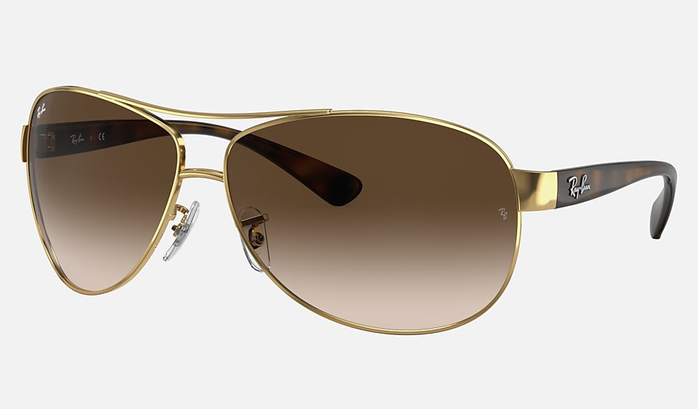 RB3386 Sunglasses in Gold and Brown - RB3386 | Ray-Ban®