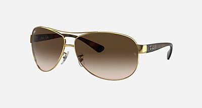 RB3386 Sunglasses in Gold and Brown - RB3386 | Ray-Ban®