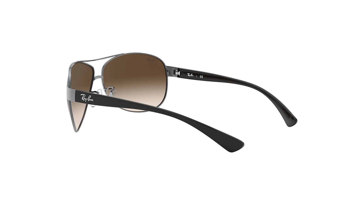 RB3386 Sunglasses in Gunmetal and Brown Gradient Dark Brown RB3386 Sunglasses in Gunmetal and Brown Gradient Dark Brown