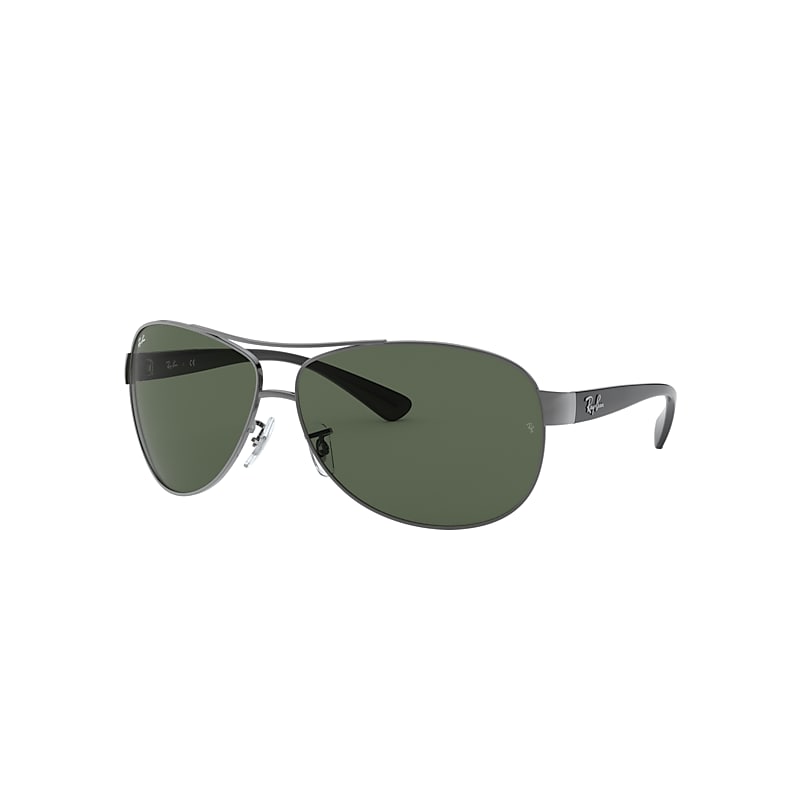 Ray-Ban Rb3386 Sunglasses Black Frame Green Lenses 63-13