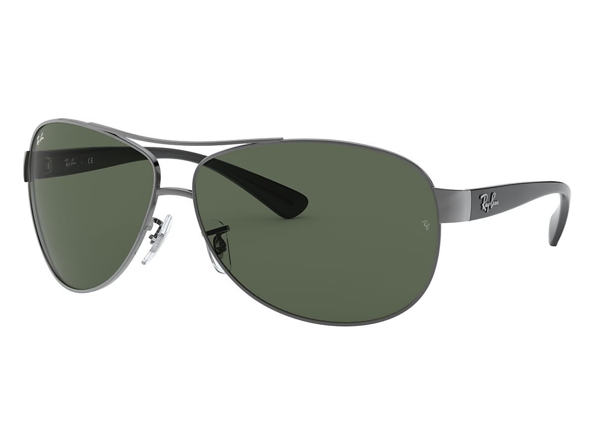 RB3386 Sunglasses in Gunmetal and Green - RB3386 | Ray-Ban® EU