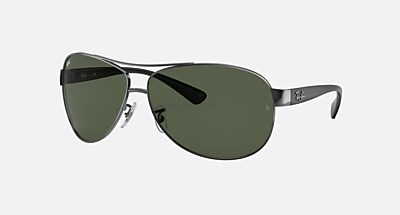 RB3386 Sunglasses in Gunmetal and G-15 Green - RB3386 | Ray-Ban®