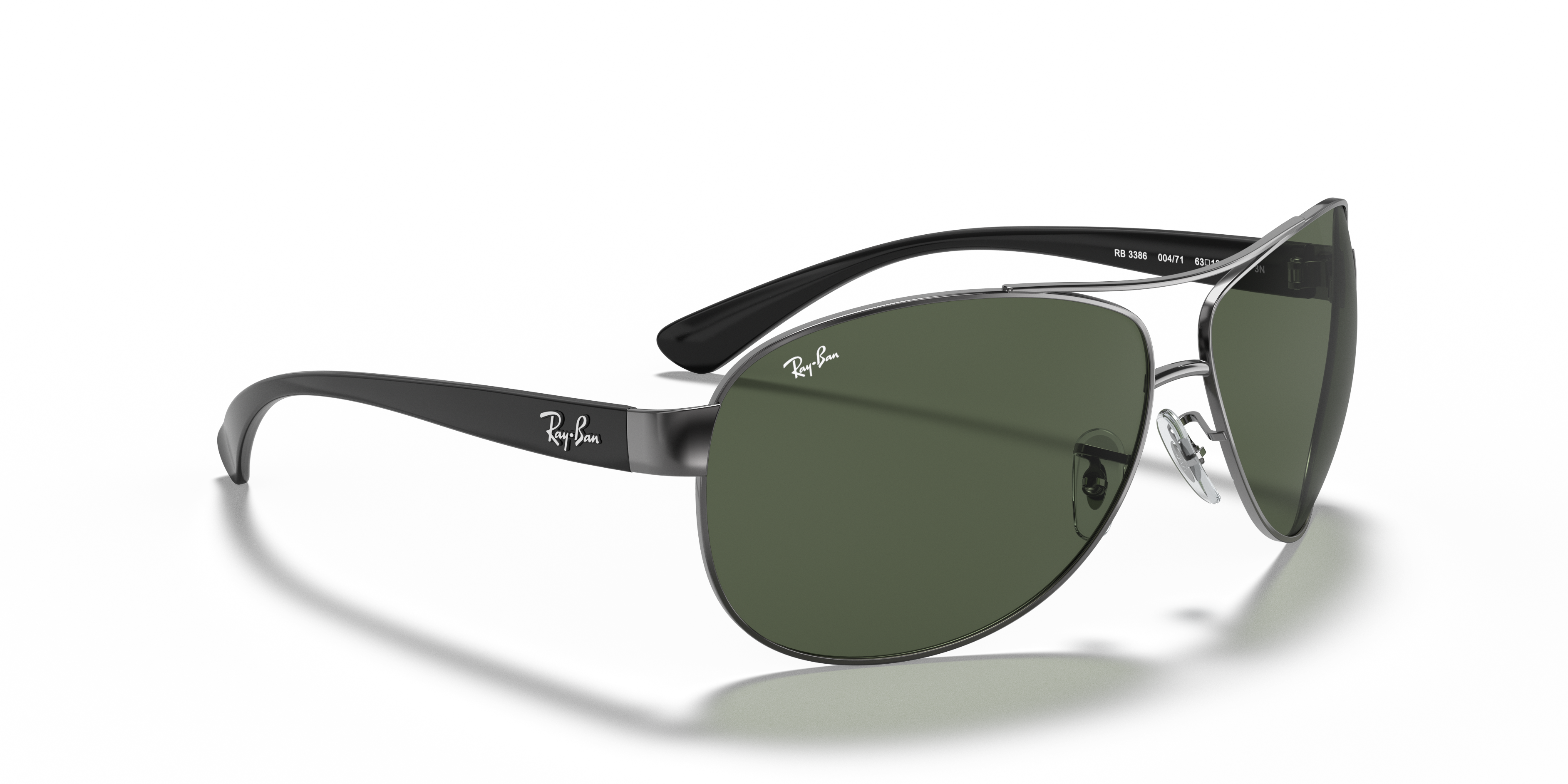 Rb3386 Sunglasses in Gunmetal and Green | Ray-Ban®