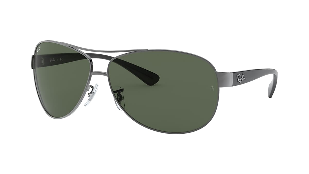 RB3386 Sunglasses in Gunmetal and Green - RB3386 | Ray-Ban® US