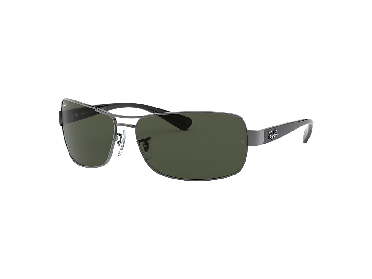 RB3379 Sunglasses in Gunmetal and Green - RB3379 | Ray-Ban® US