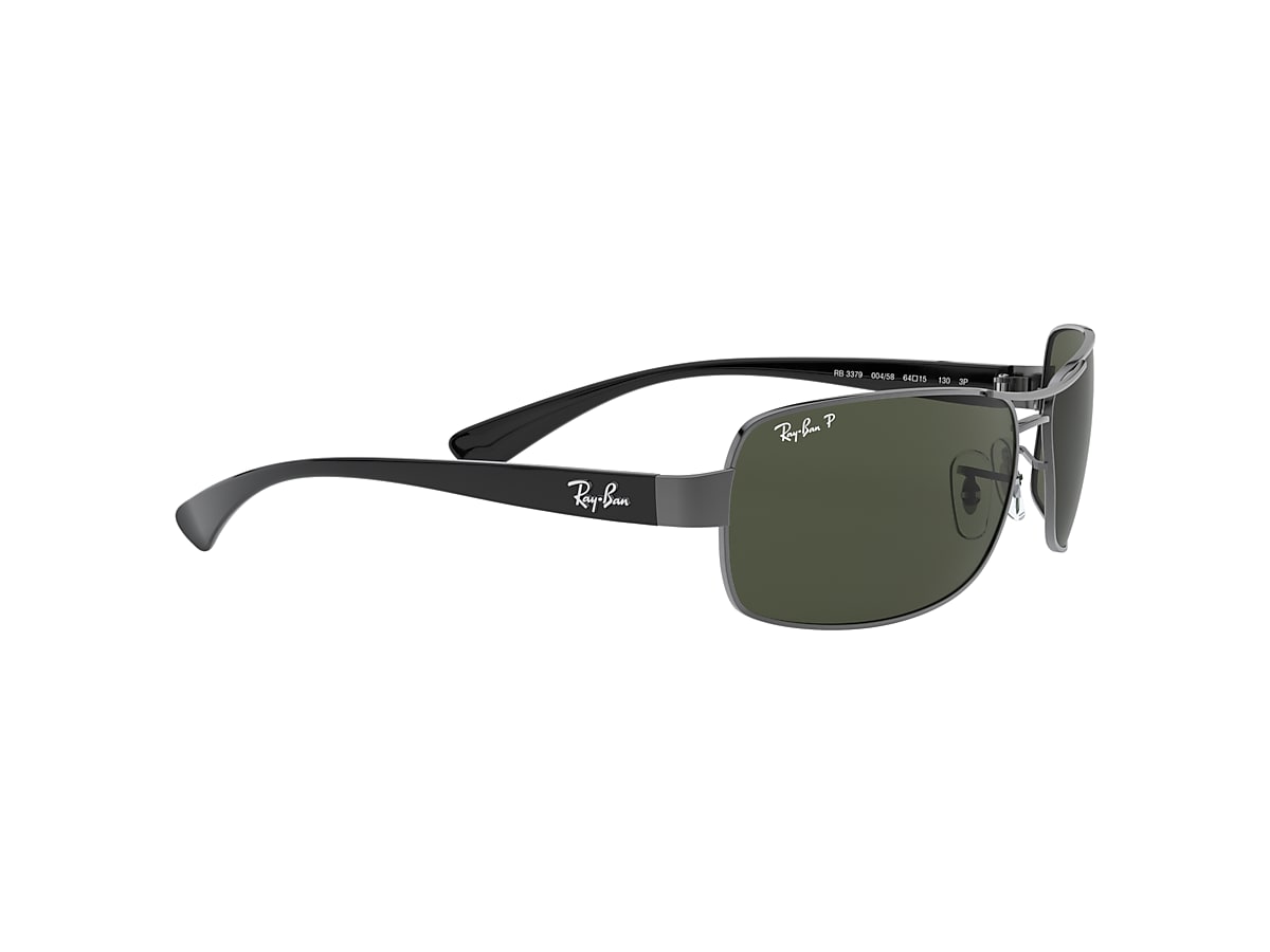 RB3379 Sunglasses in Gunmetal and Green - RB3379 | Ray-Ban® US