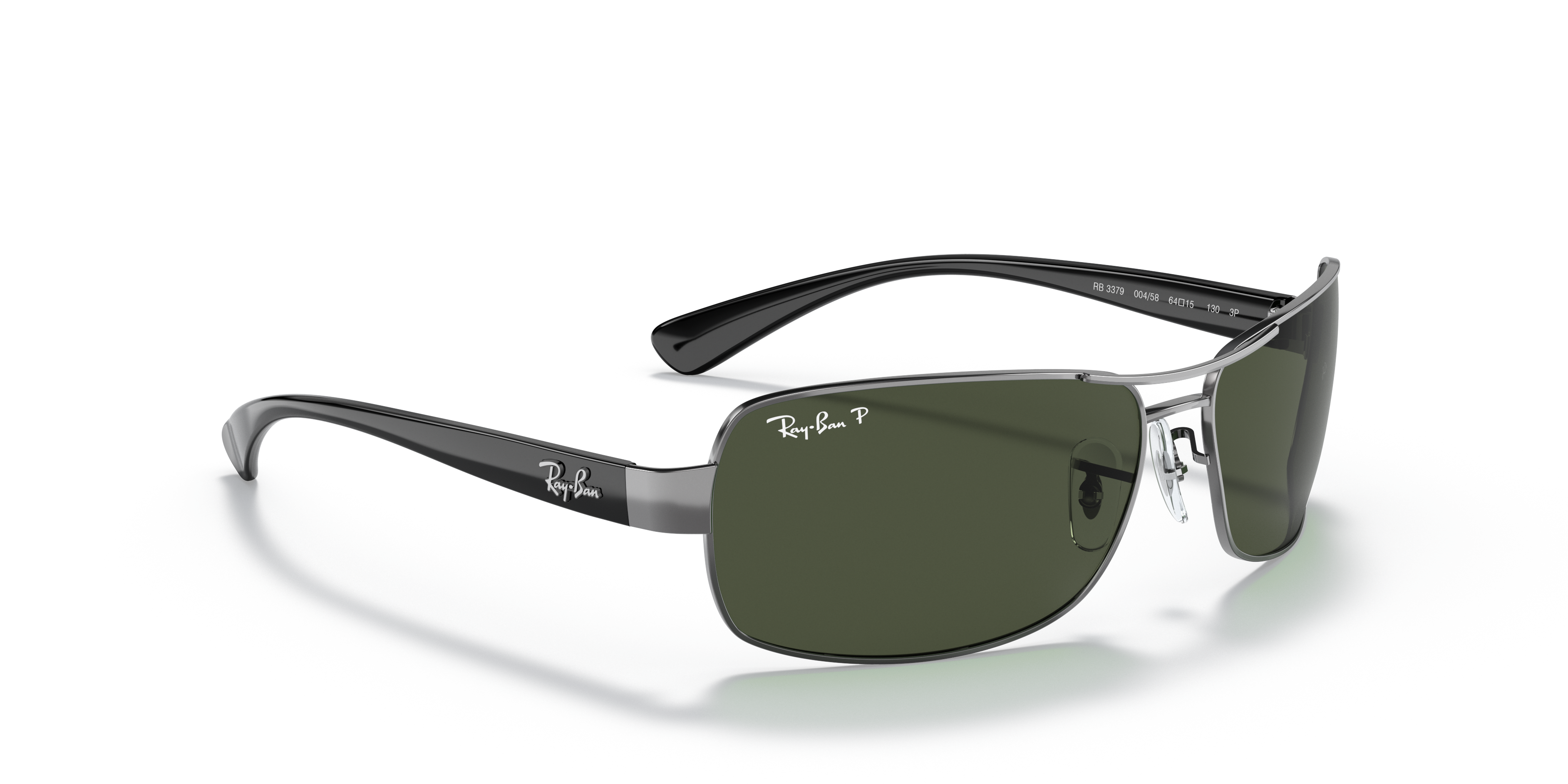 Rb3379 Sunglasses in Gunmetal and Green | Ray-Ban®