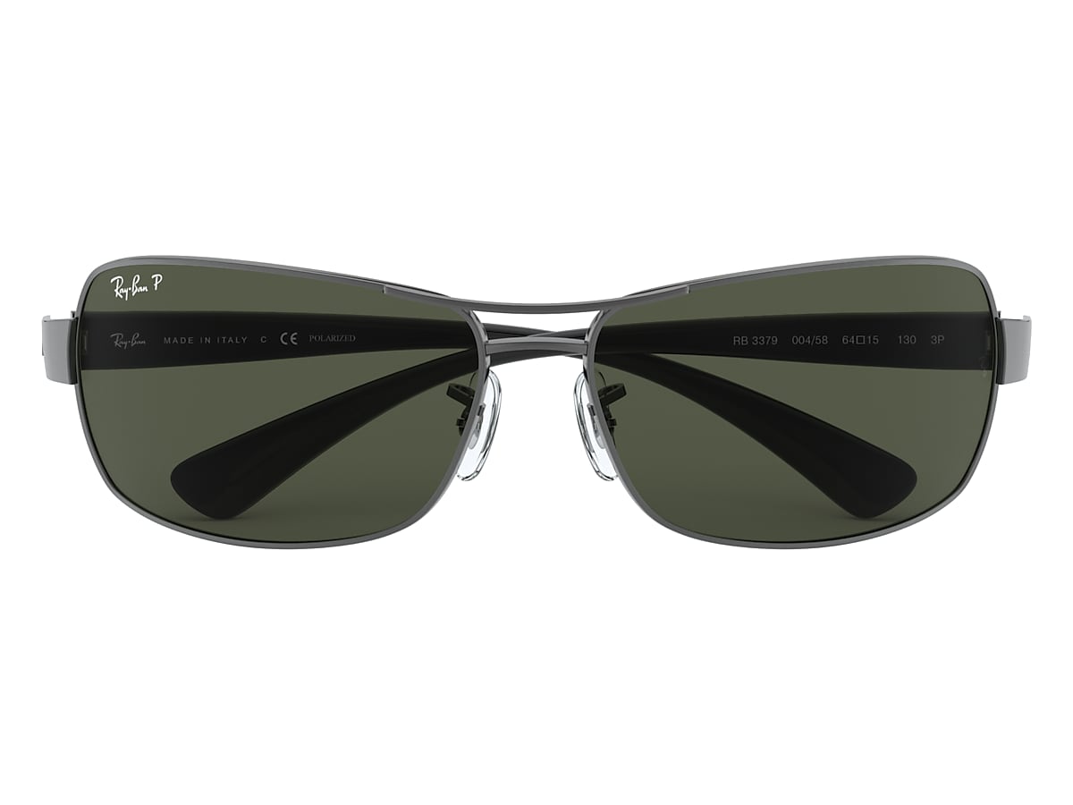 Ray-Ban Sunglasses Rb3379 Black Frame Green Lenses