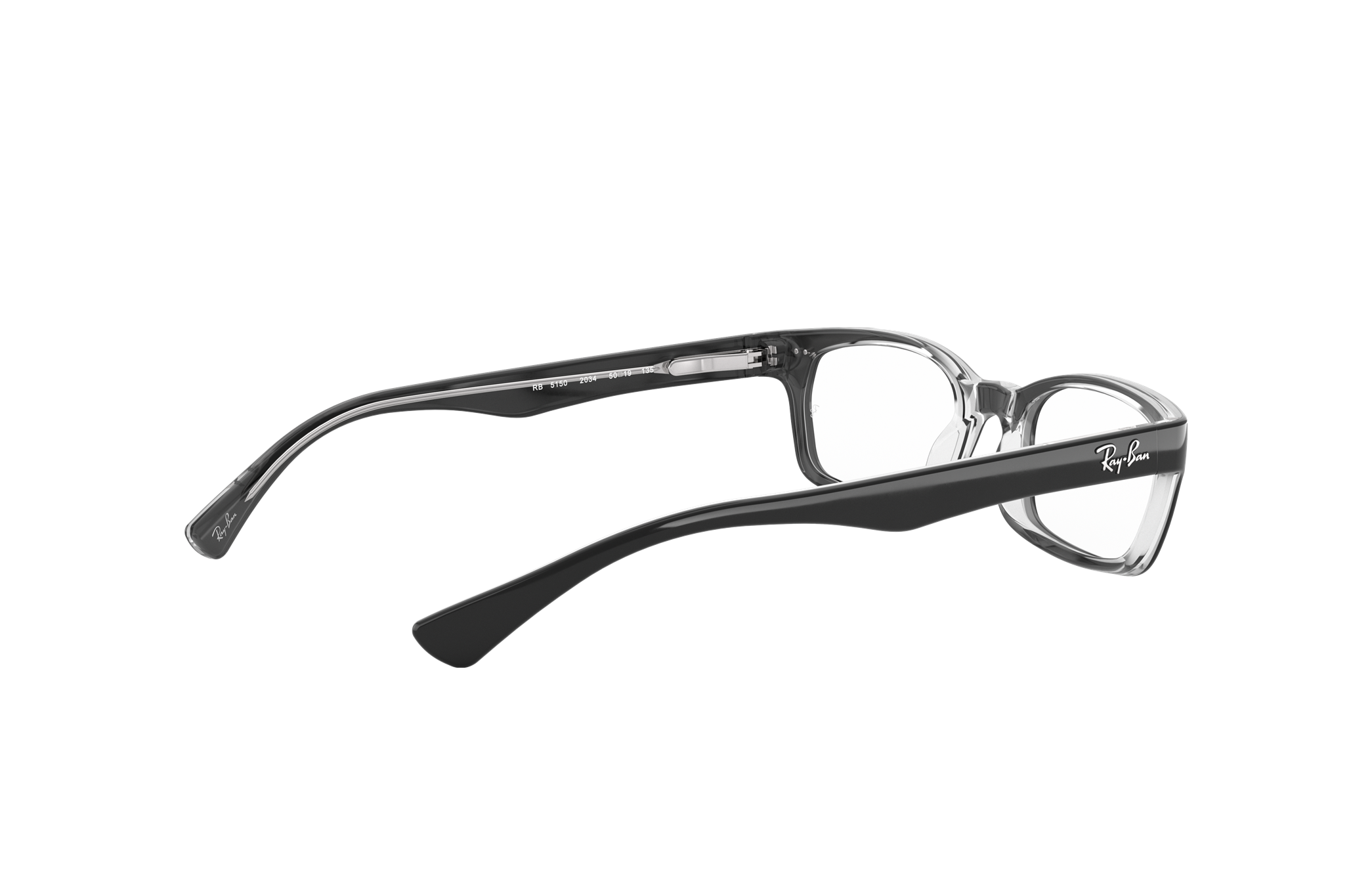 RB5150 OPTICS Eyeglasses with Black On Transparent Frame - RB5150 | Ray-Ban®  US