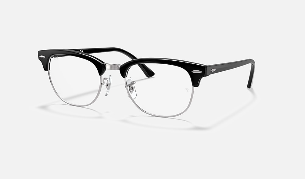 CLUBMASTER OPTICS Eyeglasses with Black On Silver Frame - RB5154