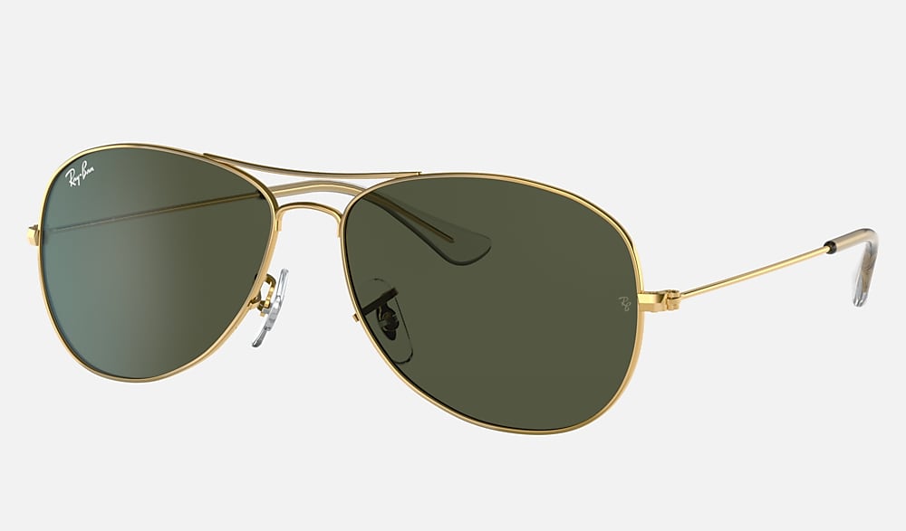 COCKPIT Sunglasses in Gold and Green - RB3362 | Ray-Ban®