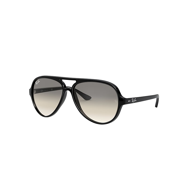 Ray-Ban Cats 5000 Classic Sunglasses Black Frame Grey Lenses 59-13