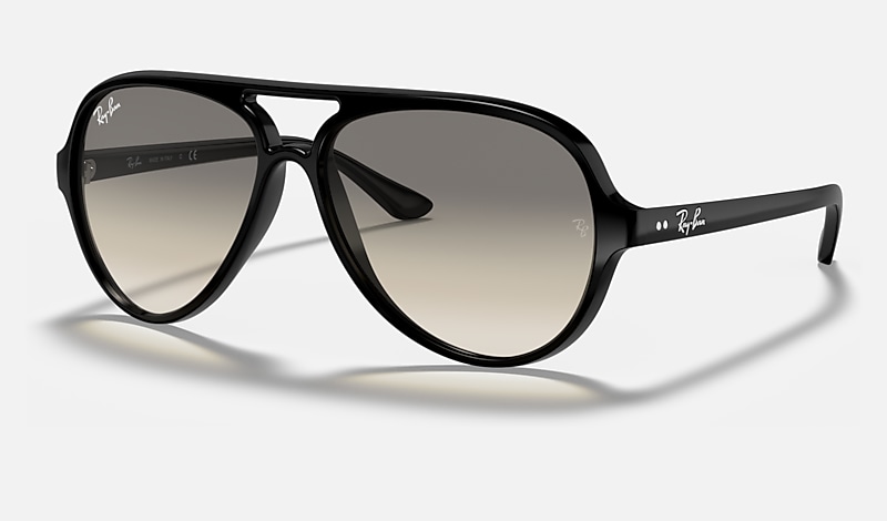 idea Always antenna CATS 5000 CLASSIC Sunglasses in Black and Light Grey - RB4125 | Ray-Ban® US