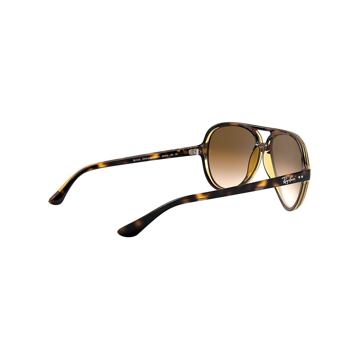 Conflict De lucht Geven Cats 5000 Classic Sunglasses in Light Havana and Light Brown | Ray-Ban®