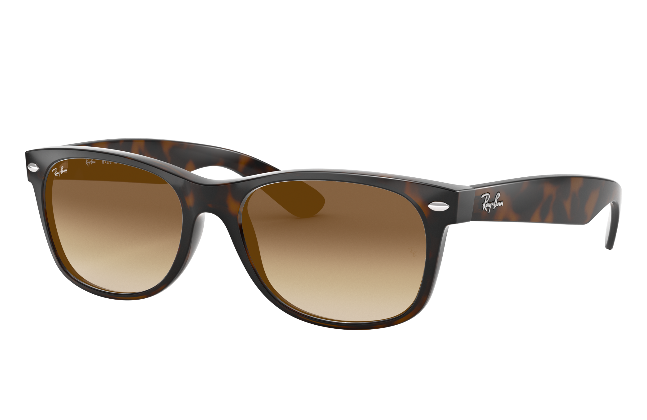 New Wayfarer Classic Sunglasses in Light Havana and Light Brown | Ray-Ban®