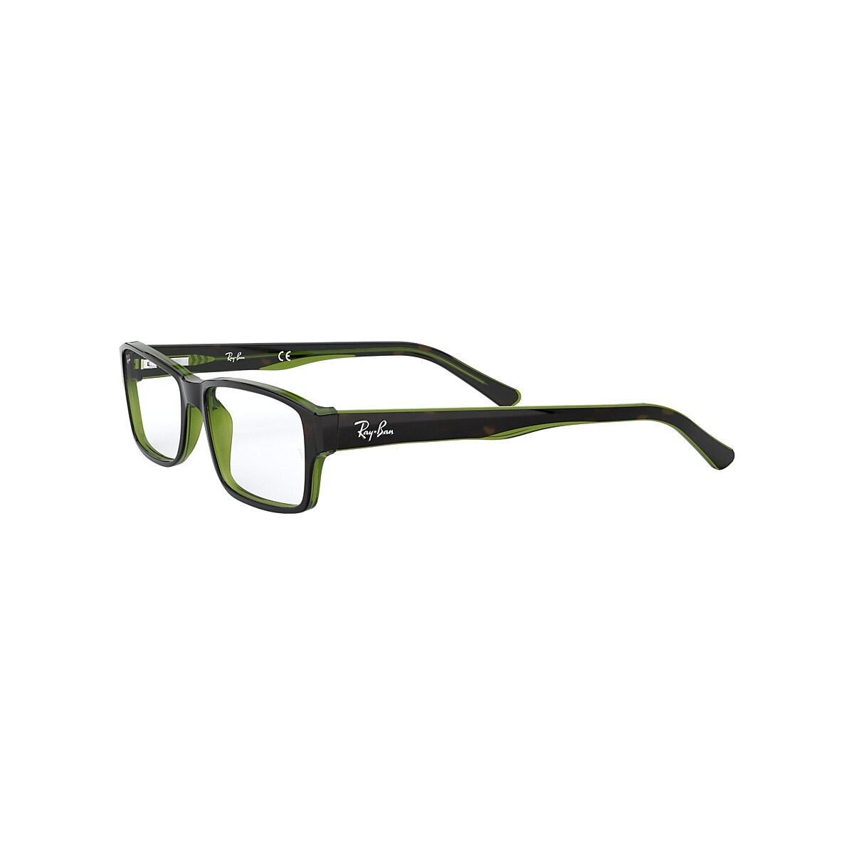 Rb5169 Optics Eyeglasses with Havana On Green Frame | Ray-Ban®