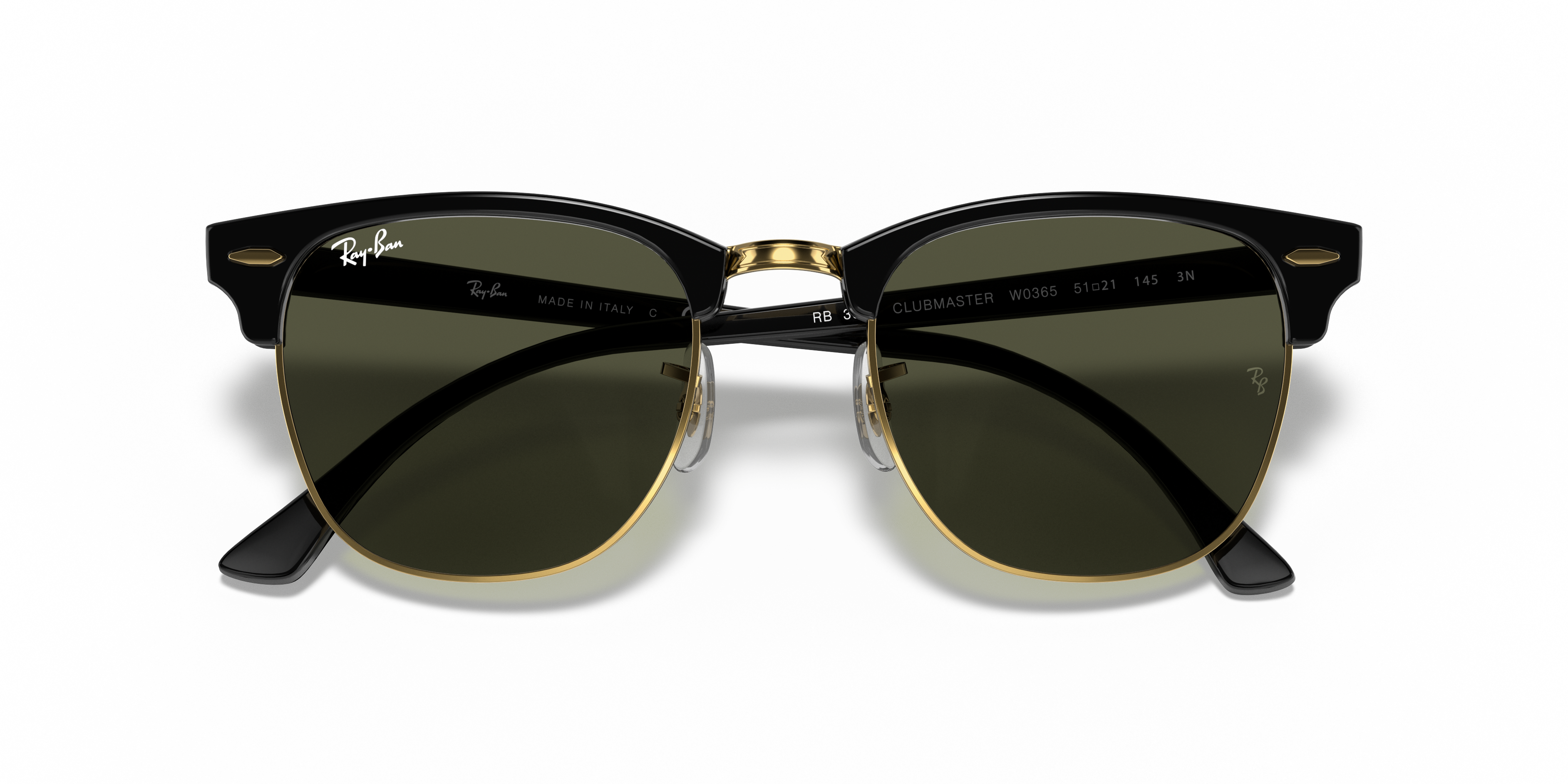 ray ban club master black