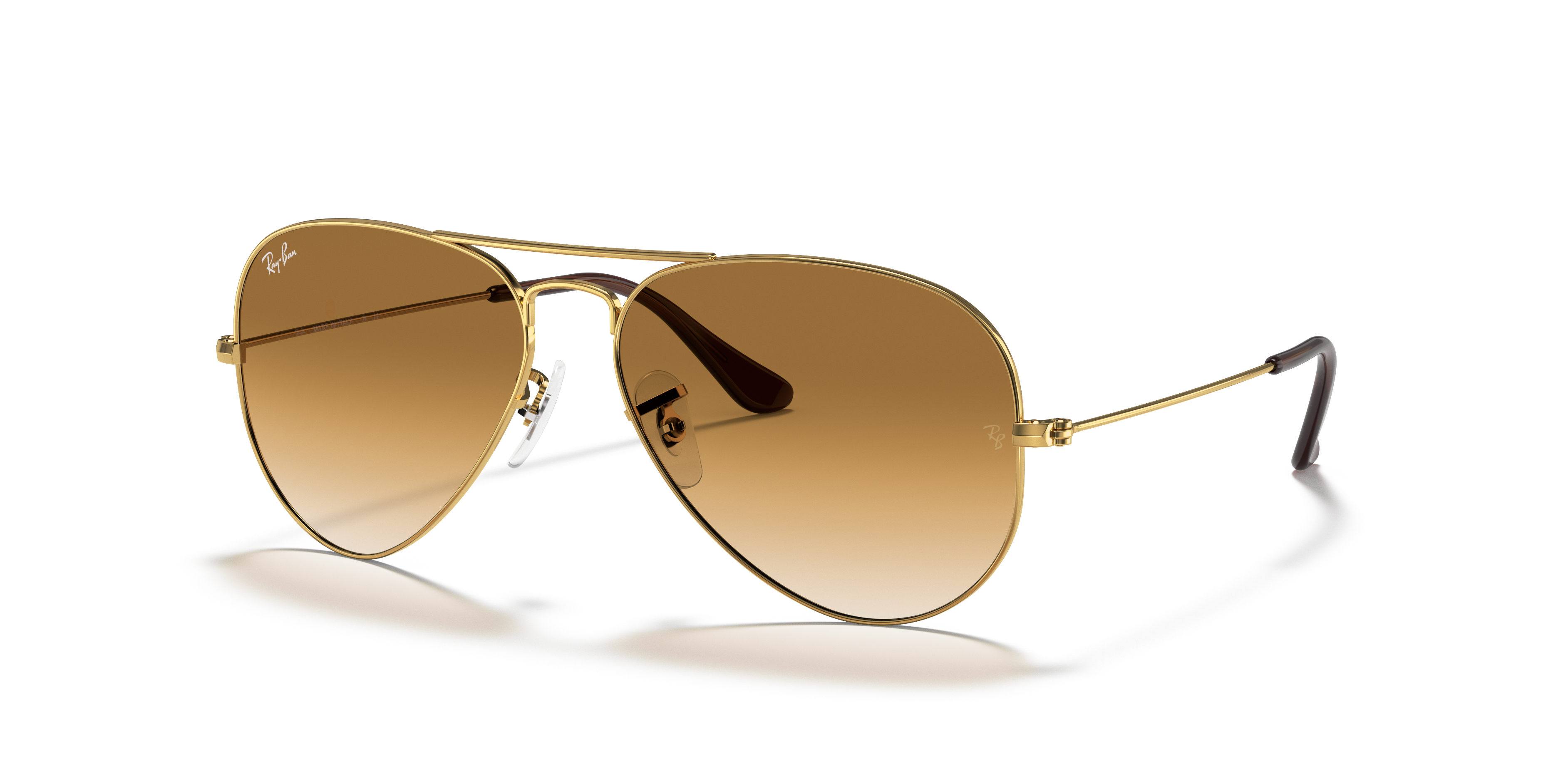 ray ban caravan brown gradient