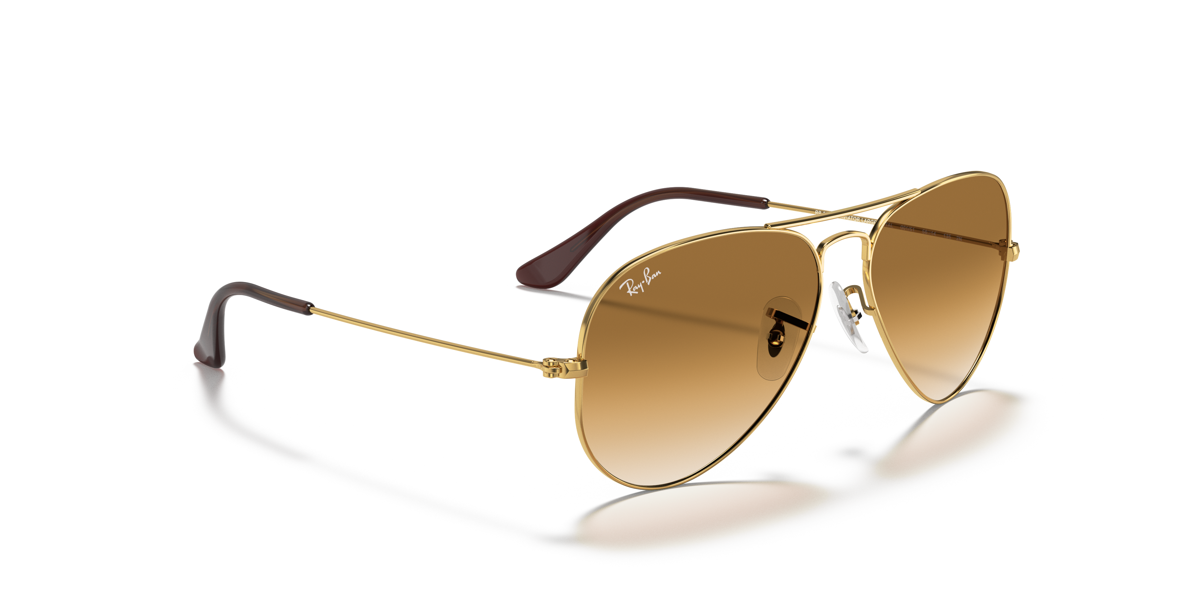 ray ban crystal brown gradient