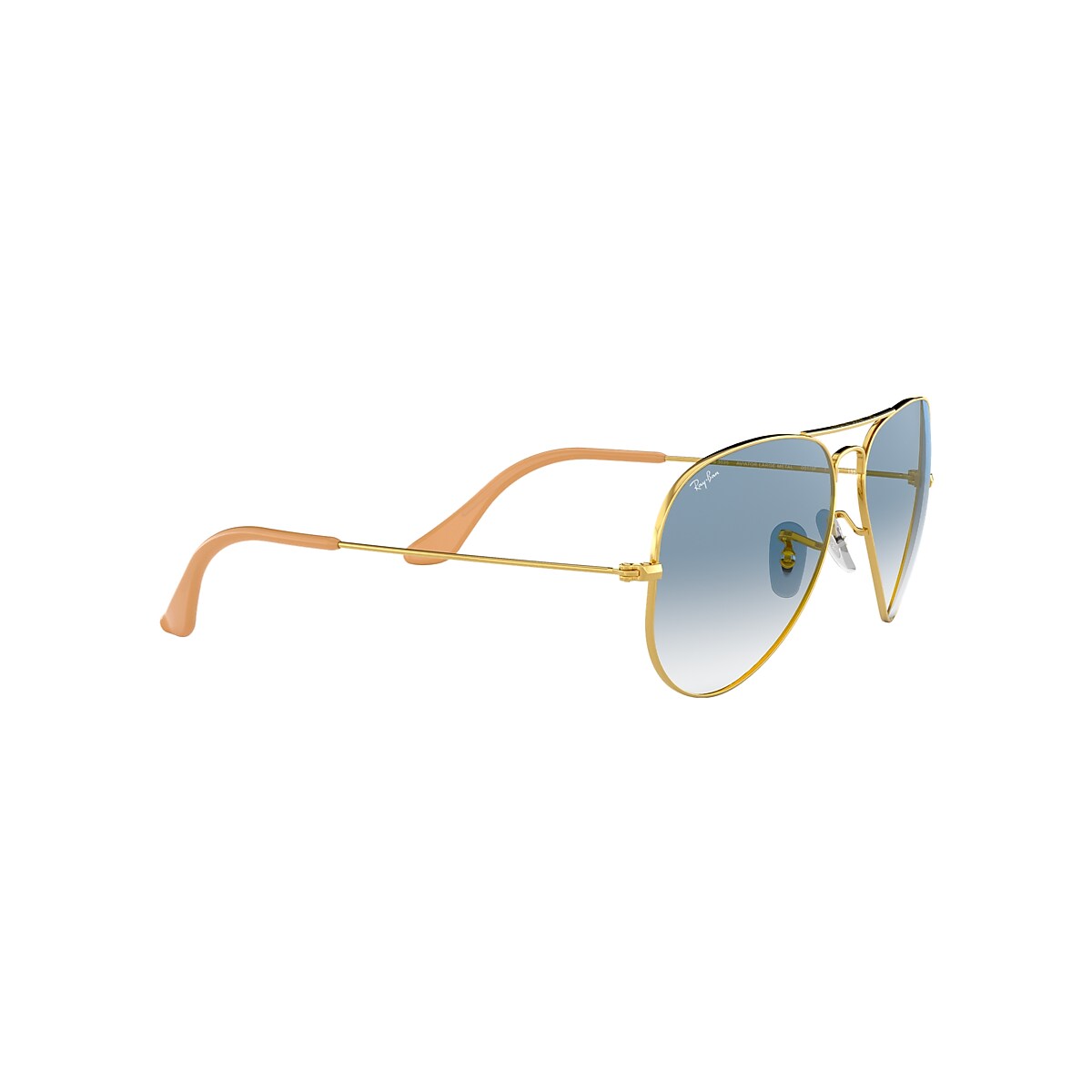 ● RAY-BAN ● サングラス Polished Gold / Blue Gradient 50mm AVIATOR GRADIENT Sunglasses in Gold and Blue - RB3025 | Ray