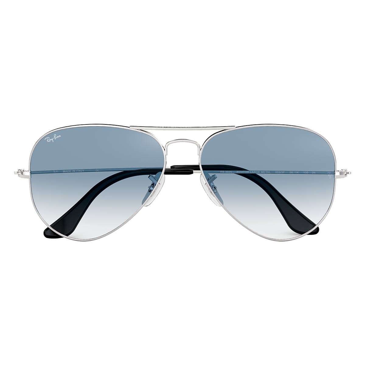 AVIATOR GRADIENT Sunglasses in Silver and Blue - RB3025 | Ray-Ban® US