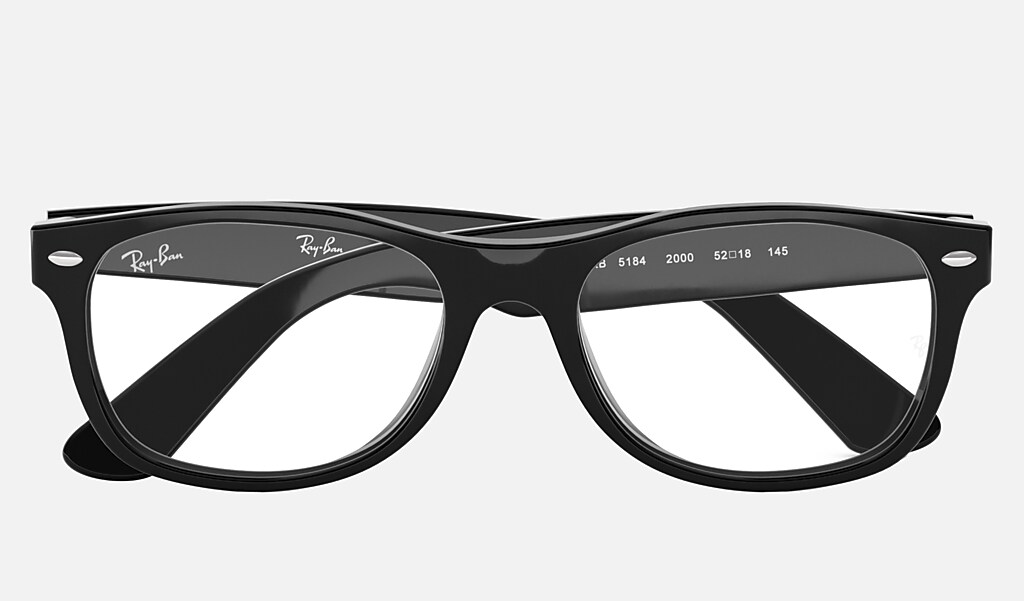 Ray Ban Prescription Glasses New Wayfarer Optics Rb5184 Black Acetate 0rx Ray Ban Switzerland