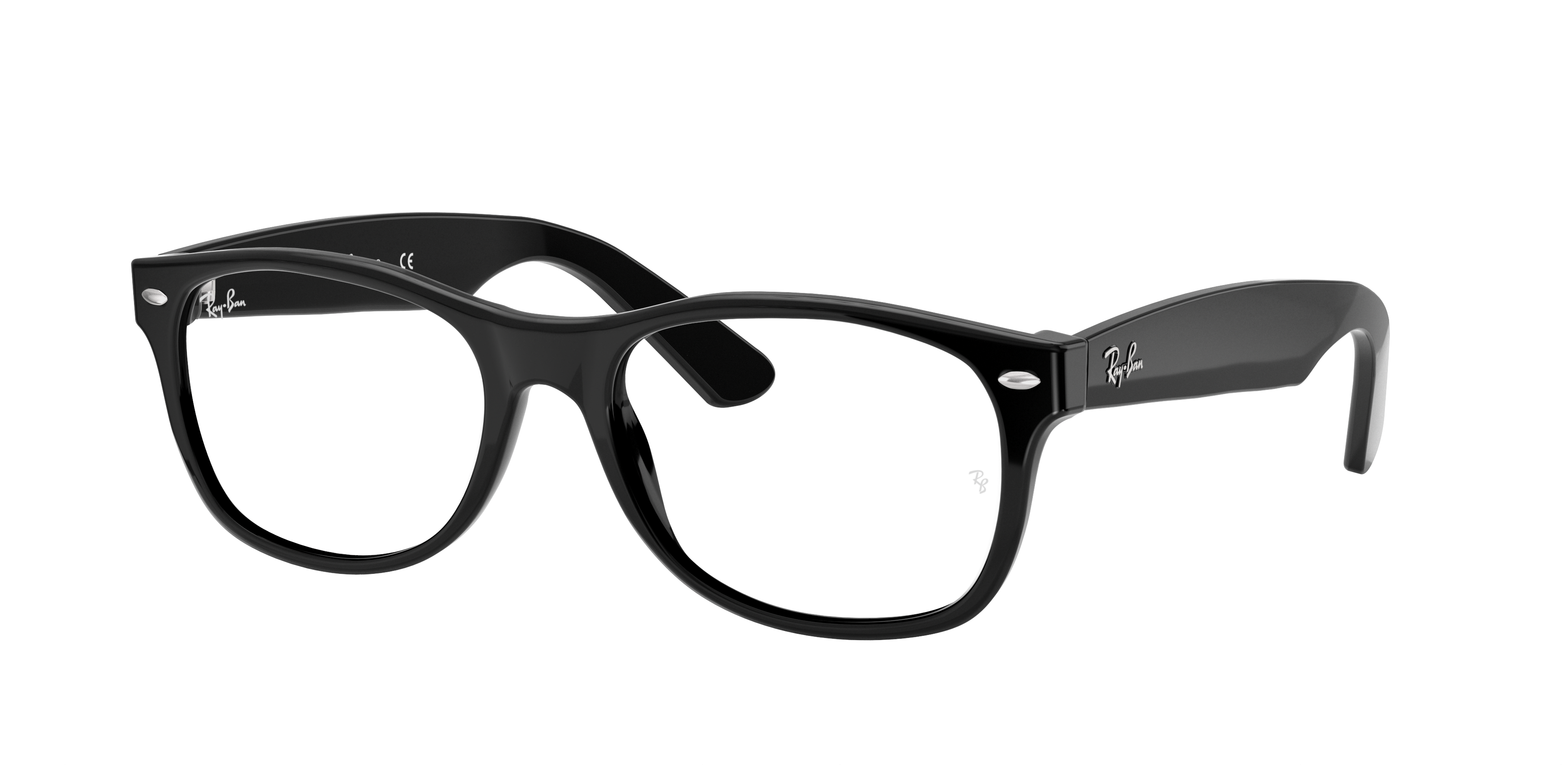 New Wayfarer Eyeglasses with Black Frame | Ray-Ban®