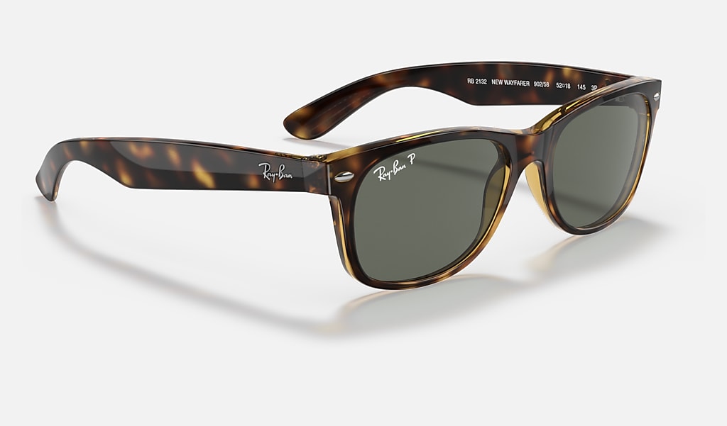 bereik specificatie Ingang New Wayfarer Classic Sunglasses in Tortoise and Green - RB2132 | Ray-Ban® CA