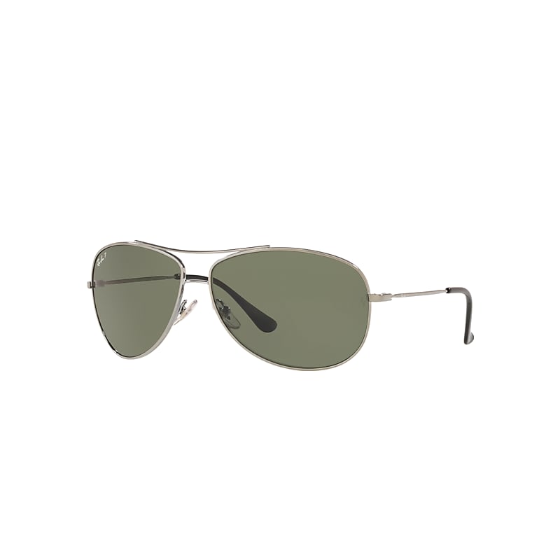 Ray-Ban Rb3293 Sunglasses Gunmetal Frame Green Lenses Polarized 63-13