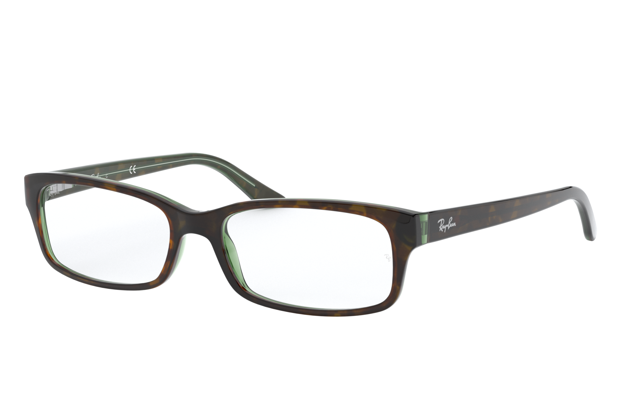 Rb5187 Optics Eyeglasses with Havana On Green Frame | Ray-Ban®