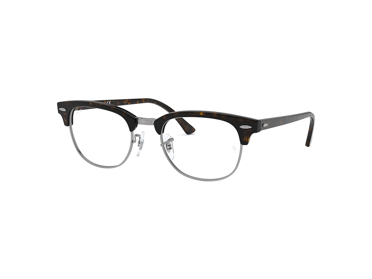 Clubmaster Optics Eyeglasses with Dark Havana Frame | Ray-Ban®